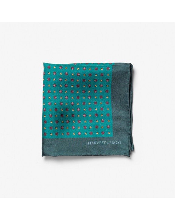 J. HARVEST & FROST Handkerchief silk floral Bandana, Schal, Krawatte personalisierbar