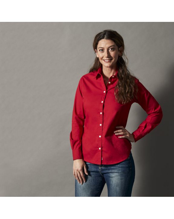 Hemd COTTOVER SHIRT TWILL LADY - GOTS GECERTIFICEERD voor bedrukking & borduring