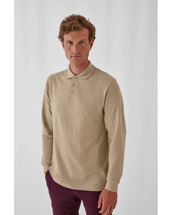 Polo personnalisable B&C Heavymill LS Polo - PU423