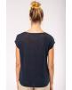 T-shirt NATIVE SPIRIT Linnen dames-t-shirt V-hals voor bedrukking & borduring