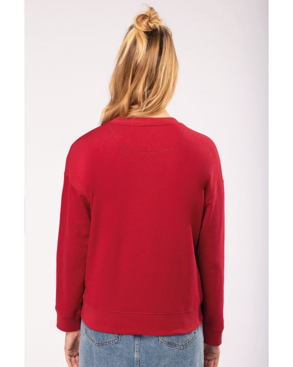 Sweater NATIVE SPIRIT Ecologische damessweater met afhangende mouwen voor bedrukking & borduring