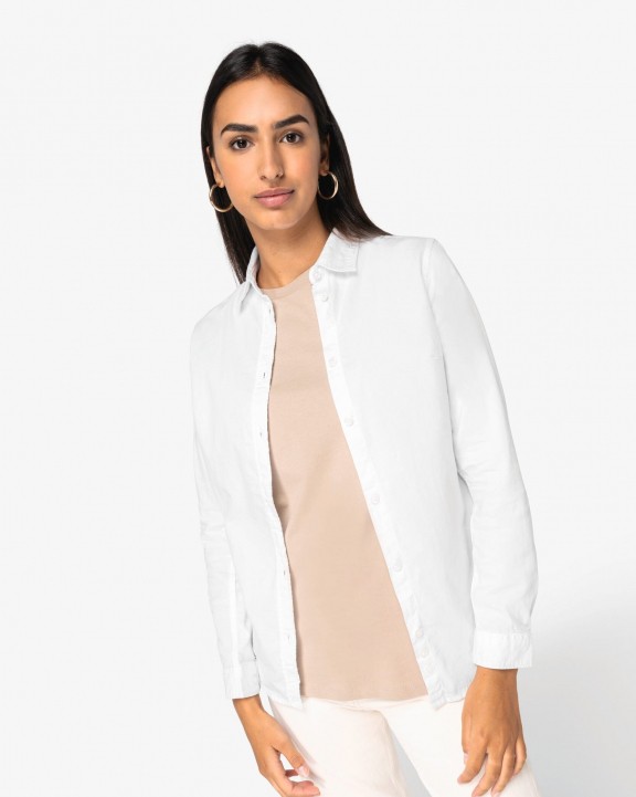 Chemise personnalisable NATIVE SPIRIT Chemise écoresponsable délavée femme