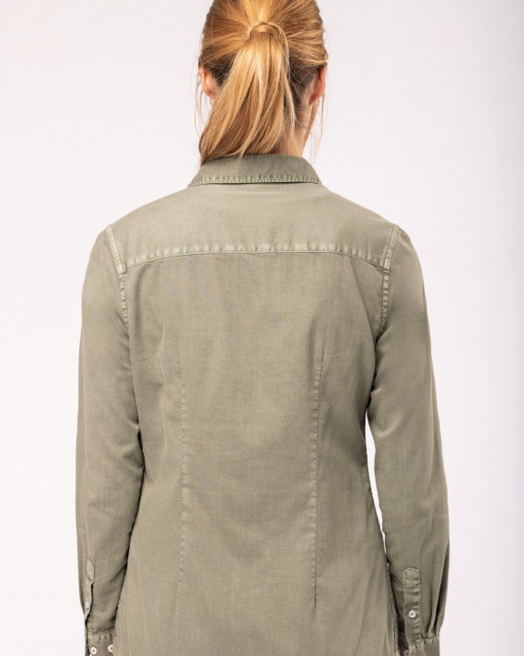Chemise personnalisable NATIVE SPIRIT Chemise écoresponsable délavée femme