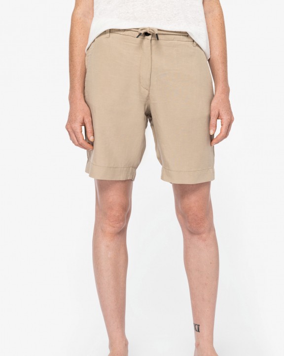 Bermuda & short personnalisable NATIVE SPIRIT Bermuda en lyocell et lin femme