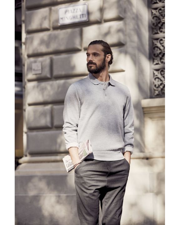 Sweater CLIQUE Basic Polo Sweater voor bedrukking & borduring