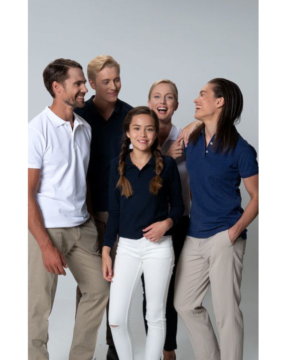 Poloshirt CLIQUE Basic Polo L/S Junior voor bedrukking & borduring