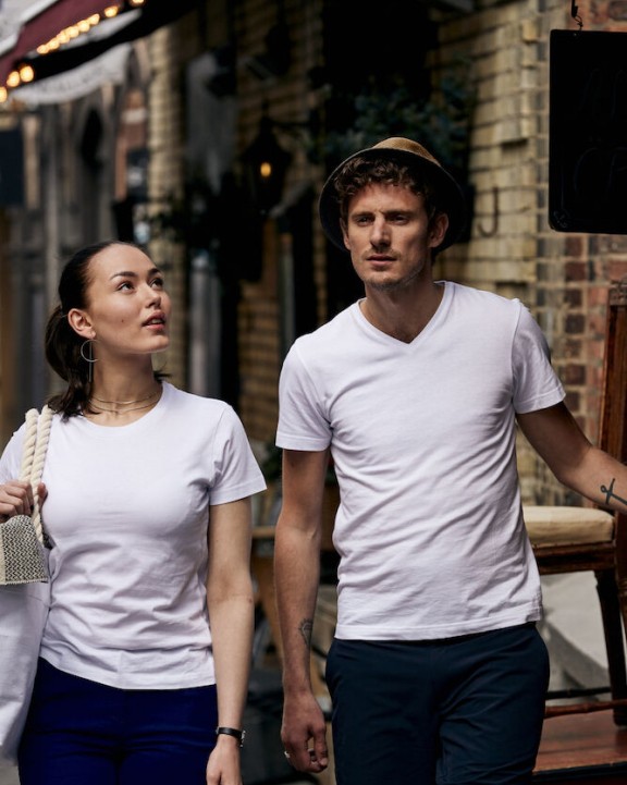 T-shirt CLIQUE Basic-T V-neck voor bedrukking &amp; borduring