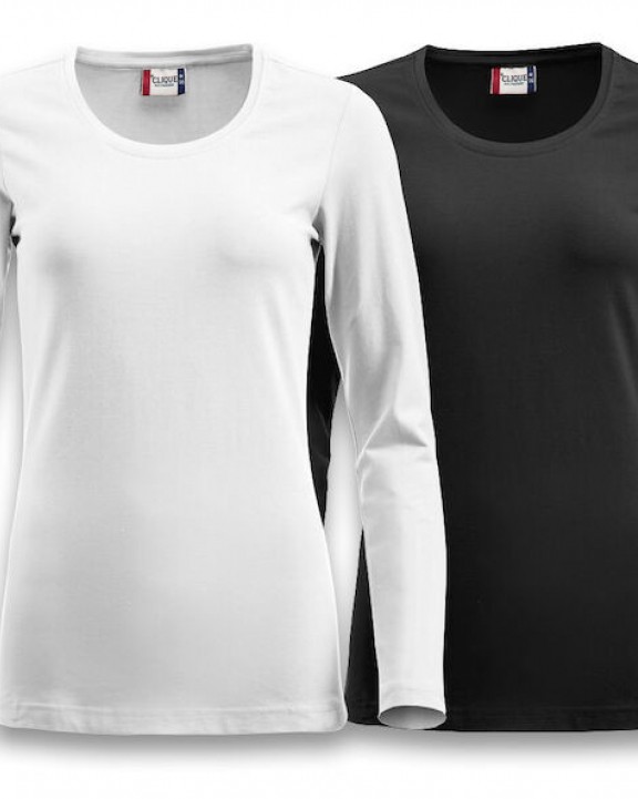 CLIQUE Carolina L/S T-Shirt personalisierbar