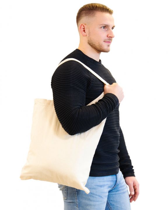 Tote bag BAGS4PRINT Tote Bag LEOPOLD GOTS voor bedrukking & borduring