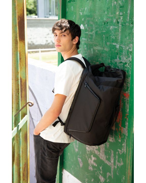 Tasche KIMOOD Reiserucksack für Laptop mit gesteppter Rückseite personalisierbar