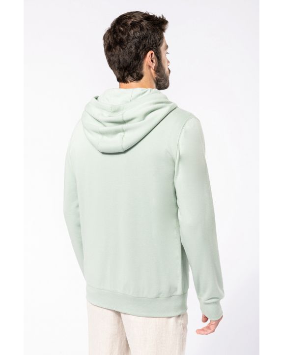 Sweater KARIBAN Ecologische uniseks sweater met capuchon en rits voor bedrukking & borduring