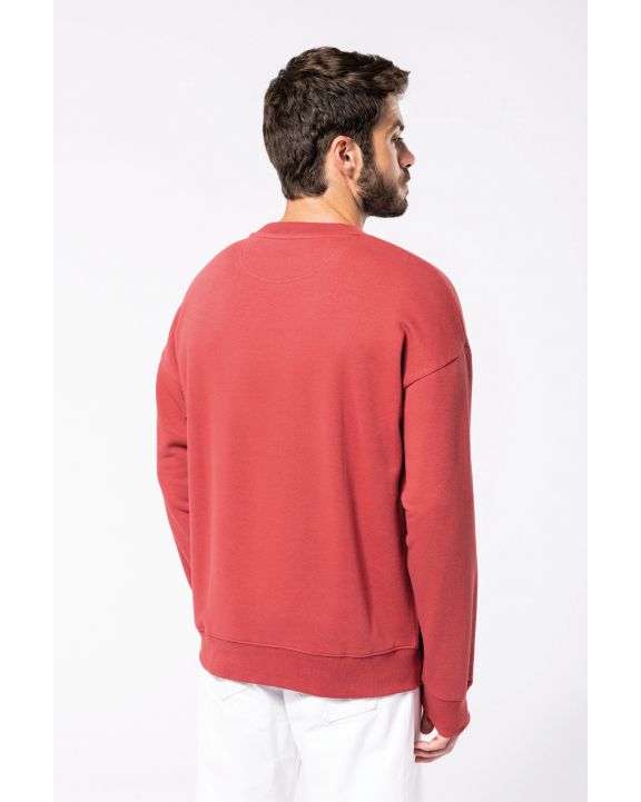 Sweater KARIBAN Ecologische oversized uniseks sweater met ronde hals voor bedrukking & borduring