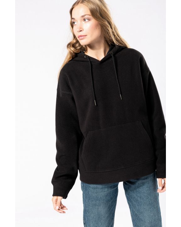 Sweater KARIBAN Oversized uniseks sweater met capuchon van gerecycleerd fleece voor bedrukking & borduring