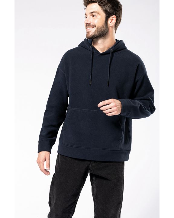 Sweater KARIBAN Oversized uniseks sweater met capuchon van gerecycleerd fleece voor bedrukking & borduring