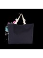 KIMOOD Sac shopping XXL bleu marine/naturel personnalisable
