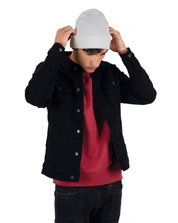 Mütze, Schal & Handschuh K-UP Recycelte Mütze mit Patch Thinsulate-Futter personalisierbar