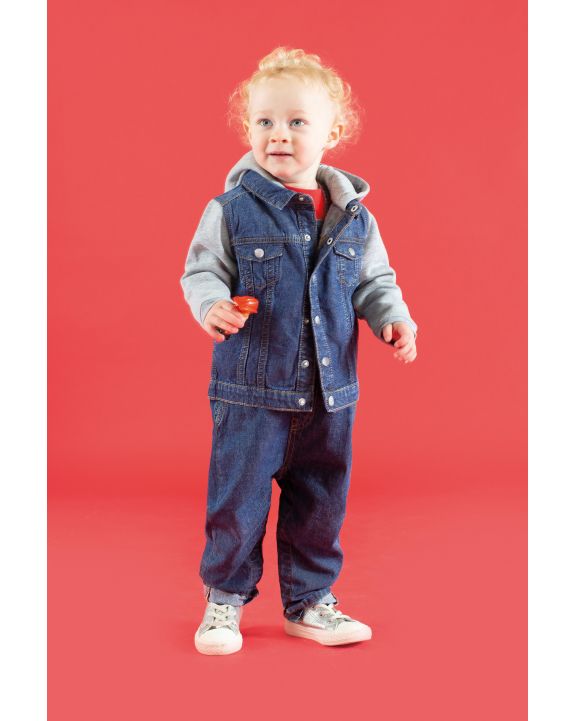 Veste personnalisable LARKWOOD Veste en jean à capuche enfant