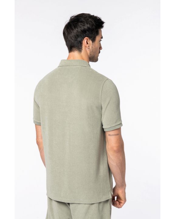 Poloshirt NATIVE SPIRIT Umweltfreundliches Herren-Polohemd aus Frottee personalisierbar