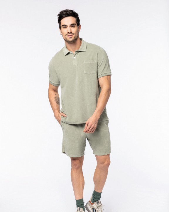 Polo personnalisable NATIVE SPIRIT Polo écoresponsable en éponge homme