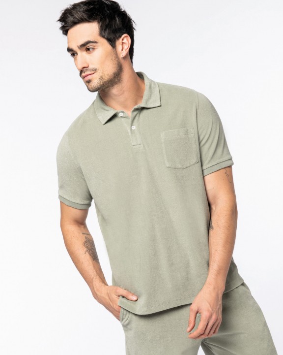 Polo personnalisable NATIVE SPIRIT Polo écoresponsable en éponge homme