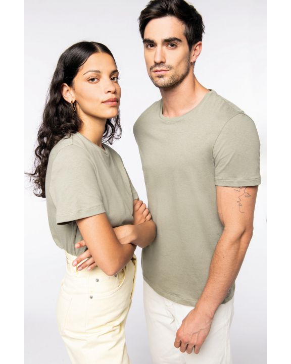 T-Shirt NATIVE SPIRIT Umweltfreundliches Unisex-T-Shirt aus Biobaumwolle und Leinen personalisierbar