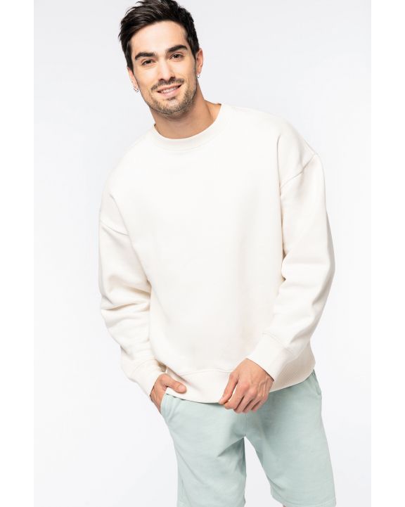 Sweatshirt NATIVE SPIRIT Umweltfreundliches Oversize Unisex-Sweatshirt mit Rundhalsausschnitt personalisierbar