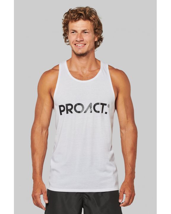 T-Shirt PROACT Triblend-Herren-Achselhemd personalisierbar