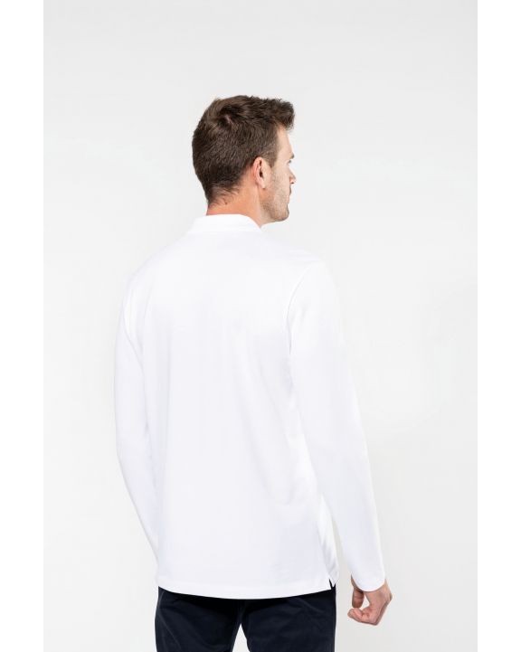 Poloshirt KARIBAN Supima® Herren-Polohemd mit langen Ärmeln personalisierbar