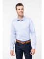 Chemise personnalisable KARIBAN Chemise Oxford pinpoint manches longues homme