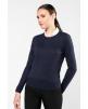 Pull personnalisable KARIBAN Pull Supima® col rond  femme