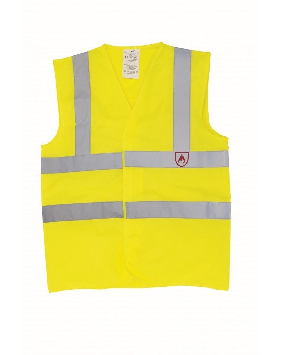 Gilet de sécurité personnalisable YOKO Gilet haute visibilité & LSF (chaleur et flamme)