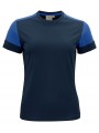 PRINTER T-SHIRT PRIME FEMME Marine/Cobalt personnalisable