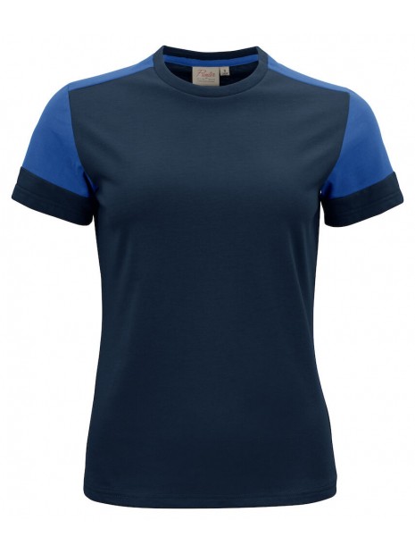 PRINTER T-SHIRT PRIME FEMME Marine/Cobalt personnalisable