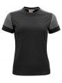 PRINTER T-SHIRT PRIME FEMME noir/anthracite personnalisable
