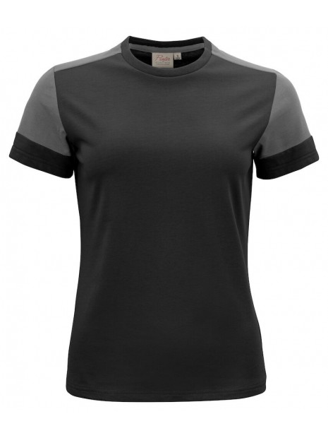 PRINTER T-SHIRT PRIME FEMME noir/anthracite personnalisable