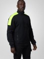 Sweat-shirts à personnaliser PROJOB 2129 SWEATSHIRT PRIO BICOLORE FULL ZIP noir/jaune