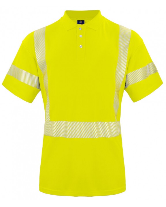 Polo personnalisable PROJOB 6015 PIQUE BI MATIERE EN ISO 20471 CLASSE 2/3