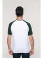 T-shirt personnalisable KARIBAN Baseball > t-shirt bicolore manches courtes