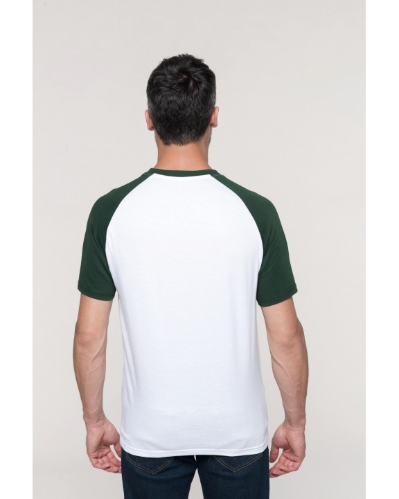 T-shirt KARIBAN Baseball - Tweekleurig t-shirt voor bedrukking &amp; borduring