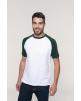 T-shirt personnalisable KARIBAN Baseball > t-shirt bicolore manches courtes