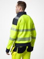 Sweat-shirts à personnaliser PROJOB 6109 SWEATSHIRT FULL ZIP - EN ISO 20471 CLASSE 3/2 jaune/noir