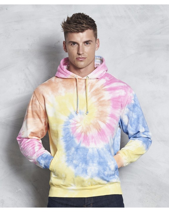 Sweater AWDIS TIE-DYE HOODIE voor bedrukking &amp; borduring