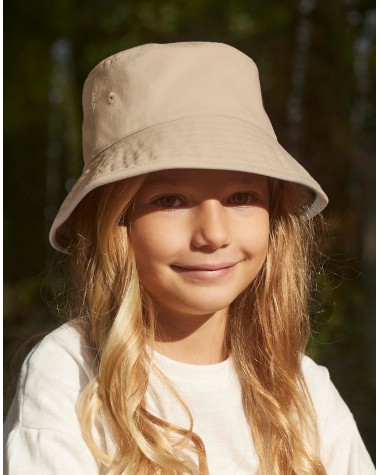 BEECHFIELD Junior Organic Cotton Bucket Hat Bob-Muetze personalisierbar