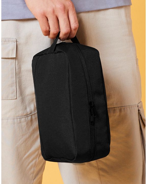 Tas & zak BAG BASE Recycled Essentials Wash Bag voor bedrukking & borduring