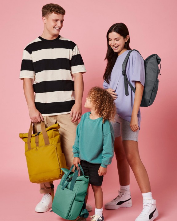 Sac & bagagerie personnalisable BAG BASE RECYCLED MINI TWIN HANDLE ROLL-TOP LAPTOP BACKPACK