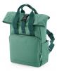 Tas & zak BAG BASE Recycled Mini Twin Handle Roll-Top Backpack voor bedrukking & borduring