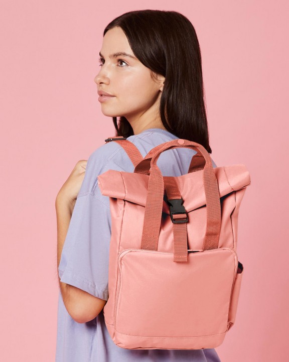 Sac & bagagerie personnalisable BAG BASE RECYCLED MINI TWIN HANDLE ROLL-TOP LAPTOP BACKPACK