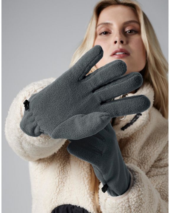 Mütze, Schal & Handschuh BEECHFIELD Recycled Fleece Gloves personalisierbar