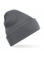 BEECHFIELD RECYCLED ORIGINAL CUFFED BEANIE gris graphite personnalisable