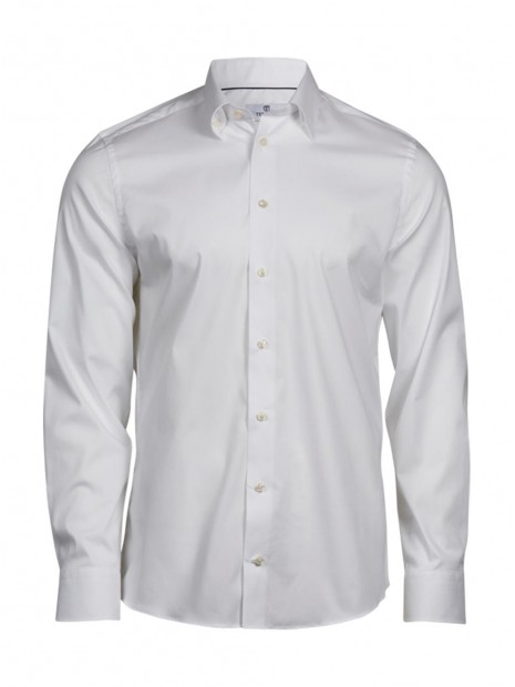 TEE JAYS STRETCH LUXURY SHIRT blanc personnalisable